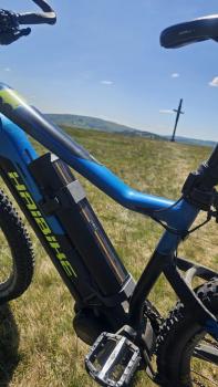 Preview: RS-Mount Akkumount passend zu Haibike mit YAMAHA/BOSCH Motor und MRS-Schiene